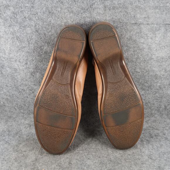 Easy Spirit Shoes Women 11 Sandal Dawn Slingback Casual Leather Perforated Brown - Picture 9 of 12